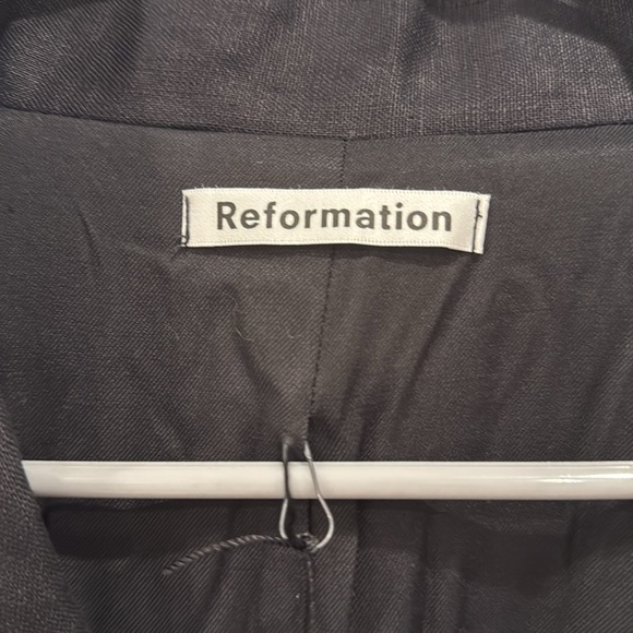 Reformation NWT Black Maxwell Blazer Dress! 🖤 Stunning piece! - Picture 4 of 8